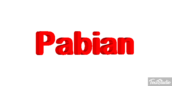 Pabian テキスト効果