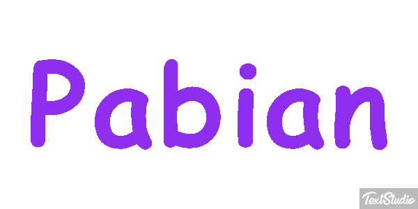Pabian テキスト効果