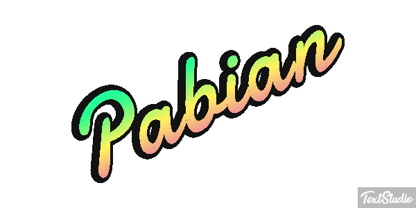 Pabian テキスト効果