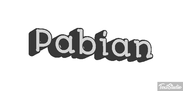 Pabian テキスト効果