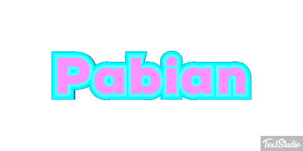 Pabian テキスト効果