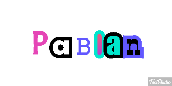 Pabian テキスト効果