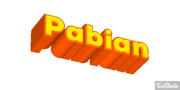Pabian テキスト効果
