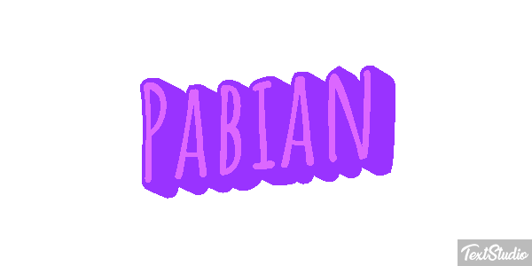 Pabian テキスト効果