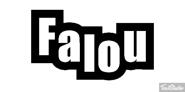 Falou Text effect