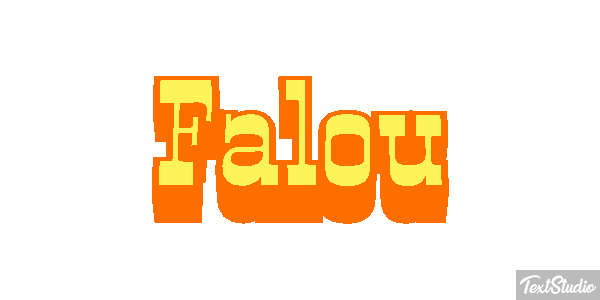 Falou Text effect