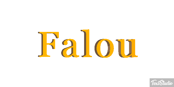 Falou Text effect