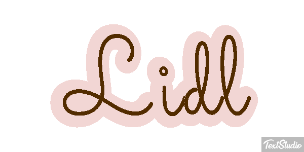 Lidl Efecto de texto