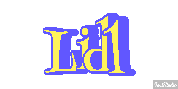 Lidl Efecto de texto