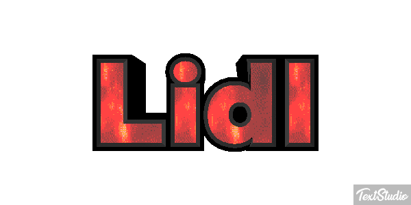 Lidl Efecto de texto