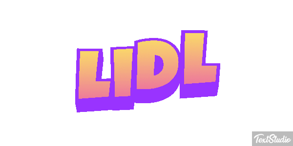 Lidl Efecto de texto