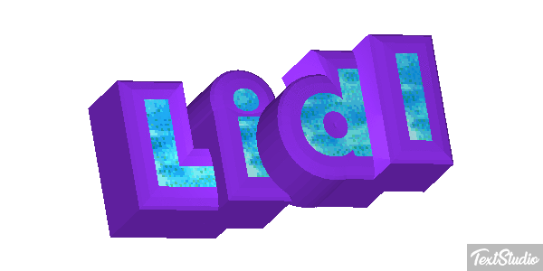 Lidl Efecto de texto