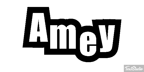 Amey Text effect