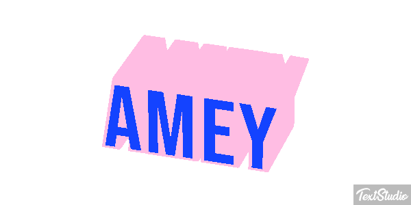 Amey Text effect