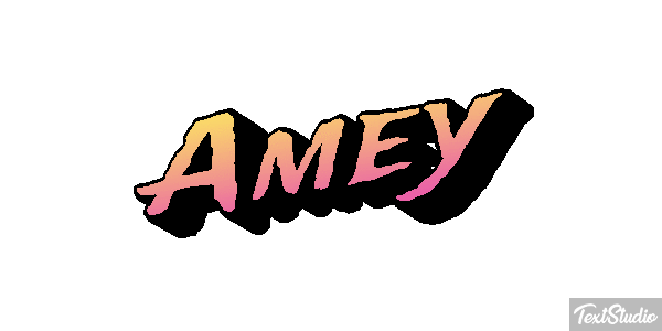 Amey Text effect
