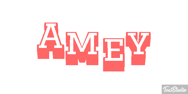 Amey Text effect