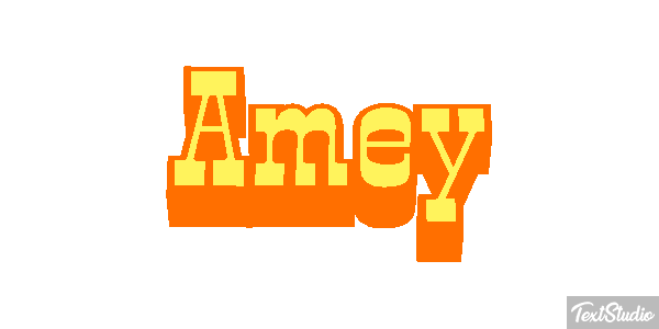Amey Text effect