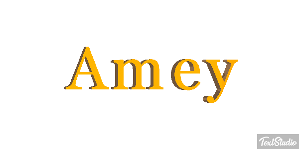 Amey Text effect