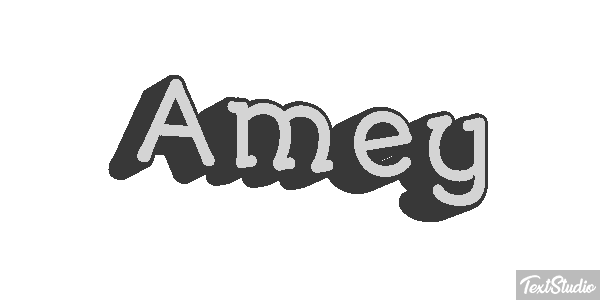 Amey Text effect
