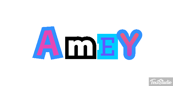 Amey Text effect