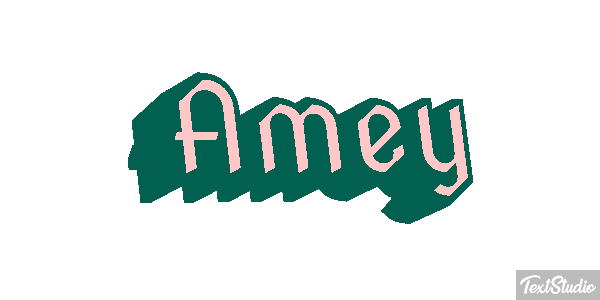 Amey Text effect