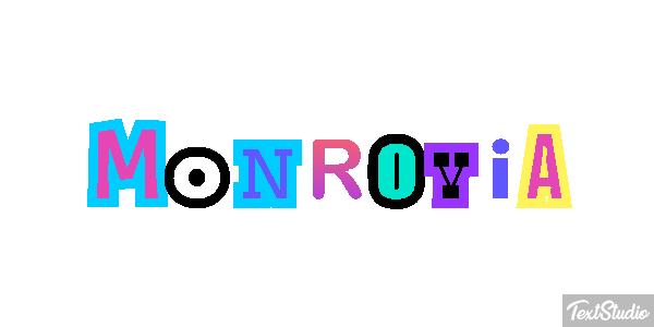 Monrovia Efekt tekstowy