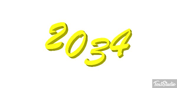 2034 Texteffekt