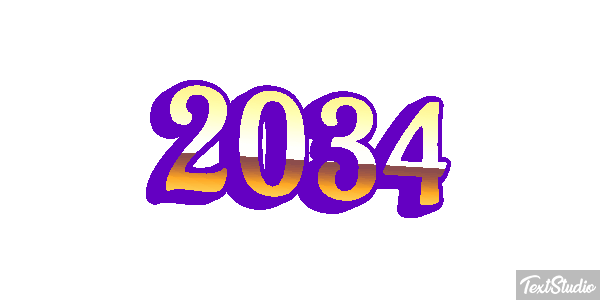 2034 Texteffekt