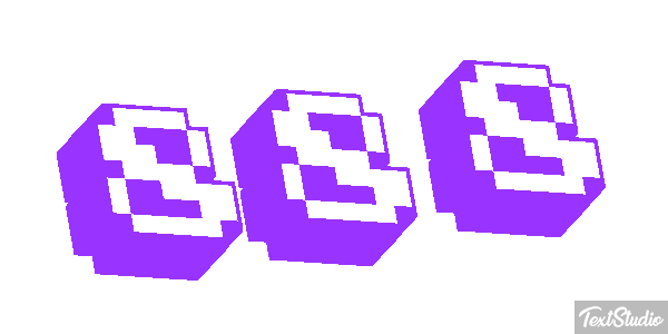 888 Text effect