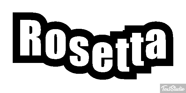 Rosetta Effetto testo