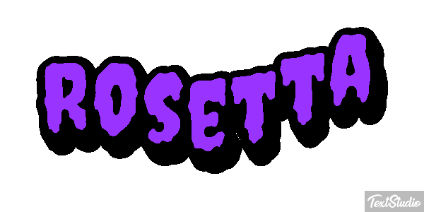 Rosetta Effetto testo