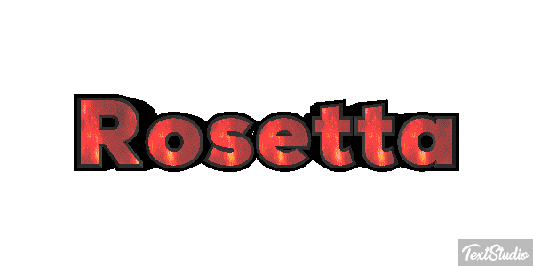 Rosetta Effetto testo