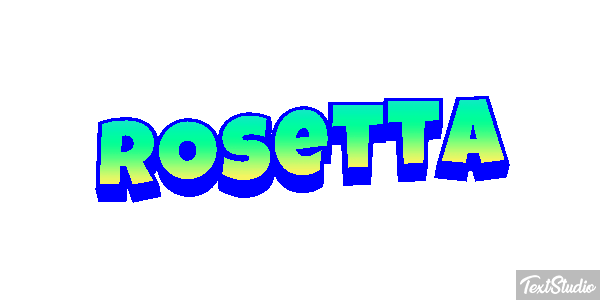 Rosetta Effetto testo