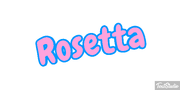 Rosetta Effetto testo