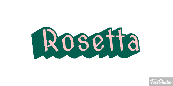 Rosetta Effetto testo