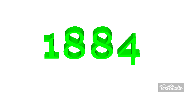 1884 Efeito do texto