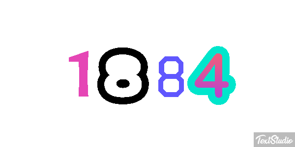 1884 Efeito do texto
