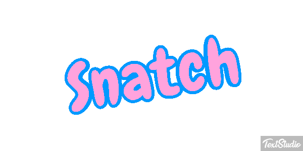 Snatch Efeito do texto