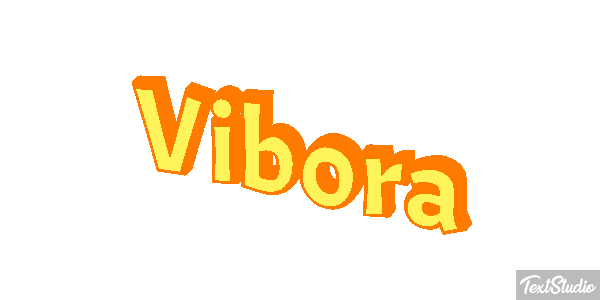 Víbora Text effect