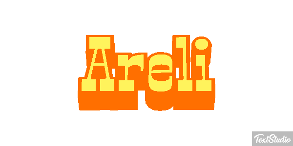 Areli Tekst effect
