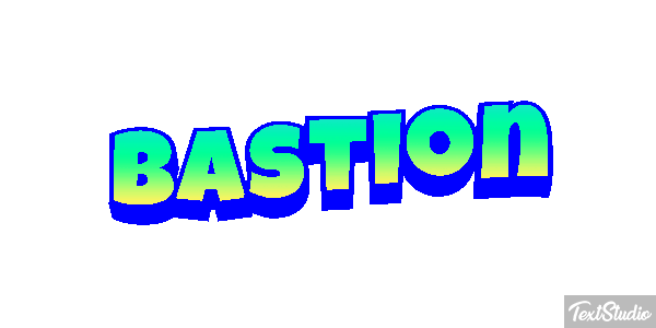 Bastion Efecto de texto