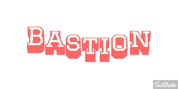 Bastion Efecto de texto