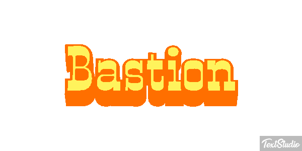 Bastion Efecto de texto
