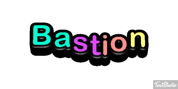 Bastion Efecto de texto