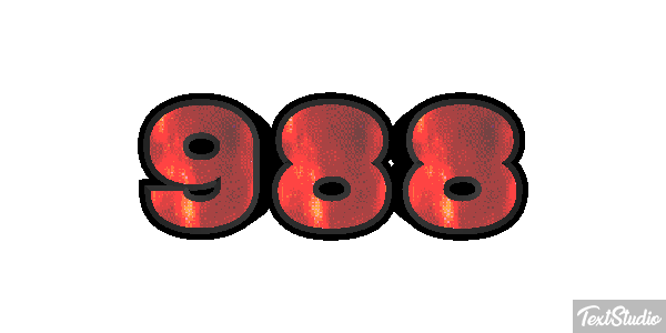 988 Text effect