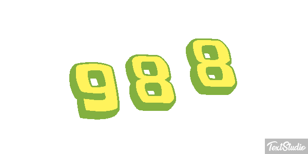 988 Text effect