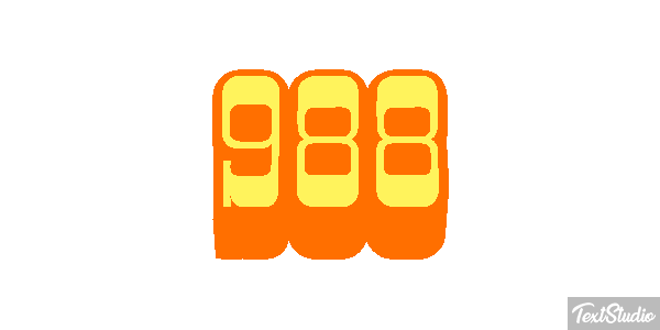 988 Text effect