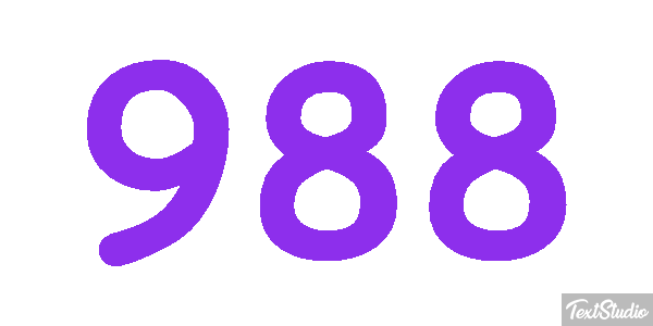 988 Text effect