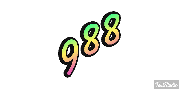 988 Text effect