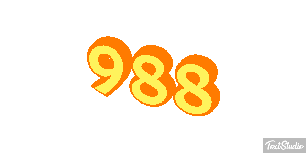 988 Text effect
